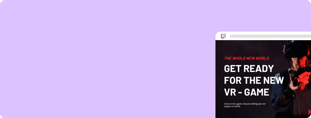 Twitch Banner design templates