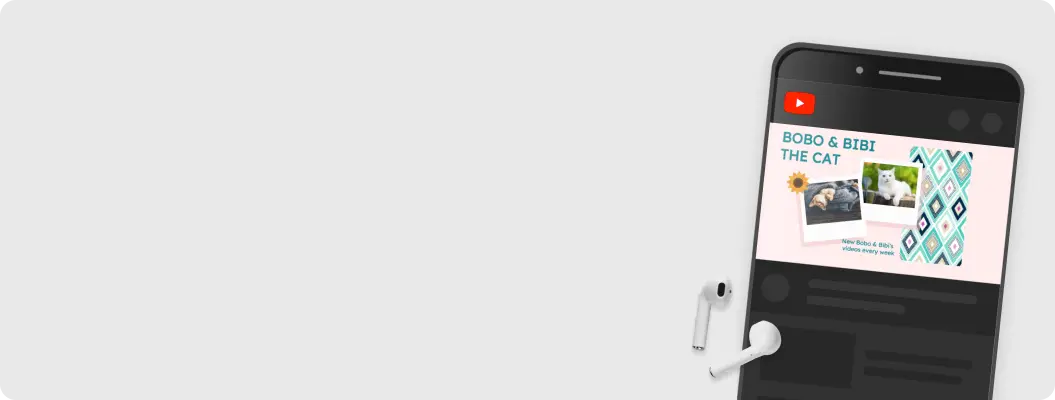 YouTube Banner design templates