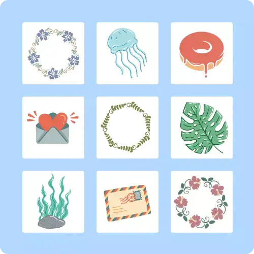 Never-ending graphic elements from Designs.ai at your disposal